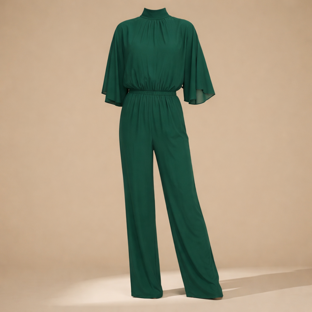 Women's flowing formal high-neck jumpsuit Fashion Grand
