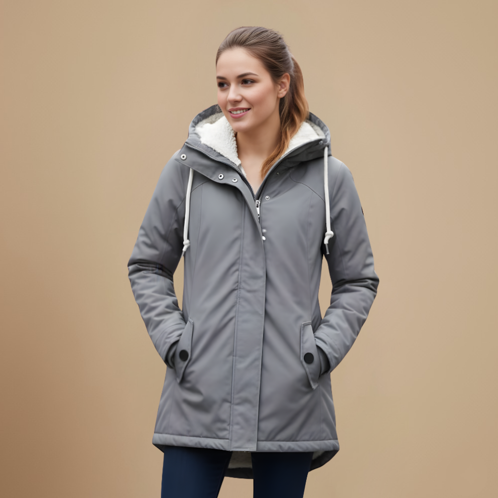 Cozy Hooded Winter Parka Jacket Fashion Grand