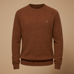 Men's basic round neck knitted jumper Fashion Grand
