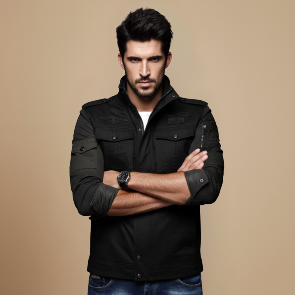 Military Style Casual Jacket For Men Fashion Grand