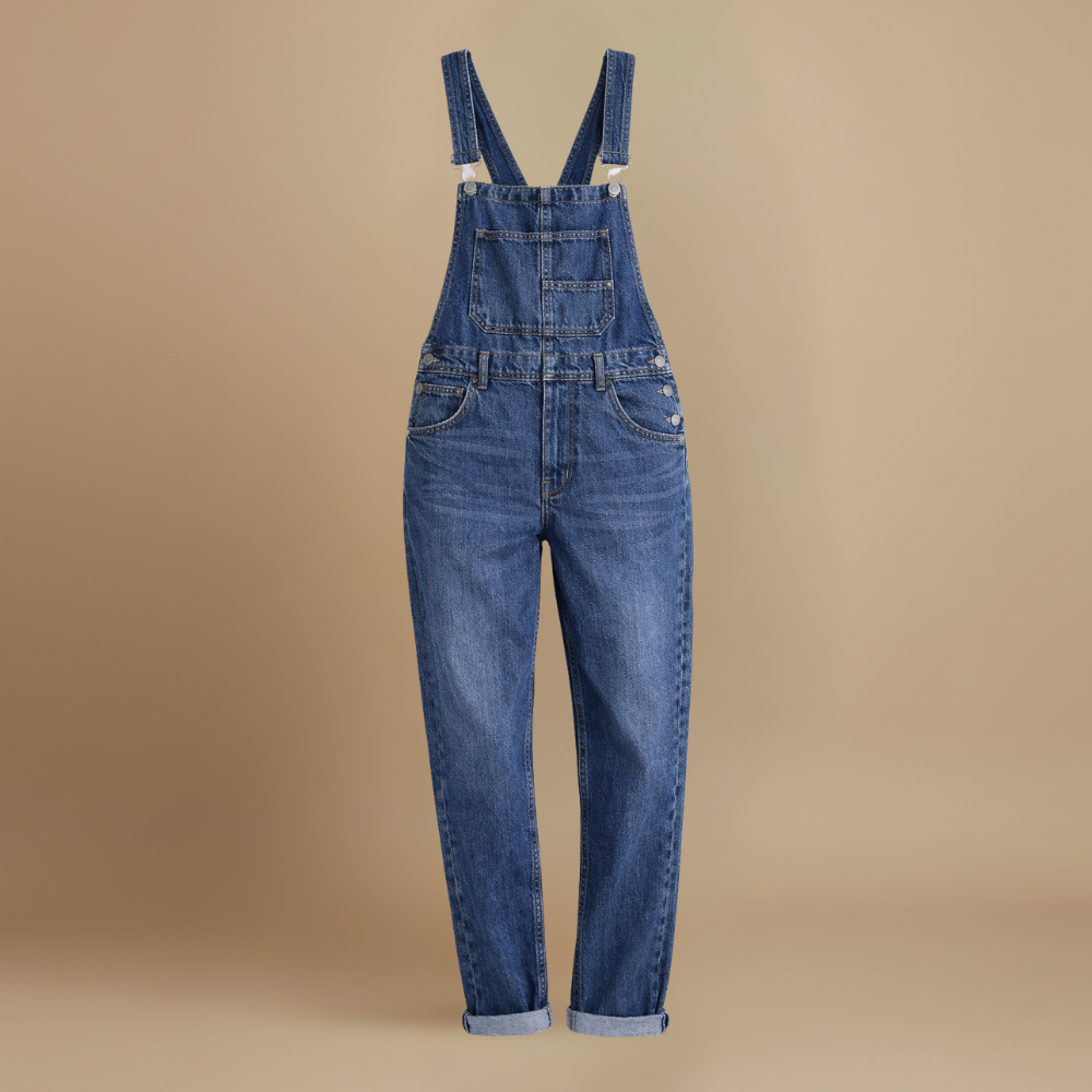 Women’s denim overalls with suspenders and adjustable straps Fashion Grand