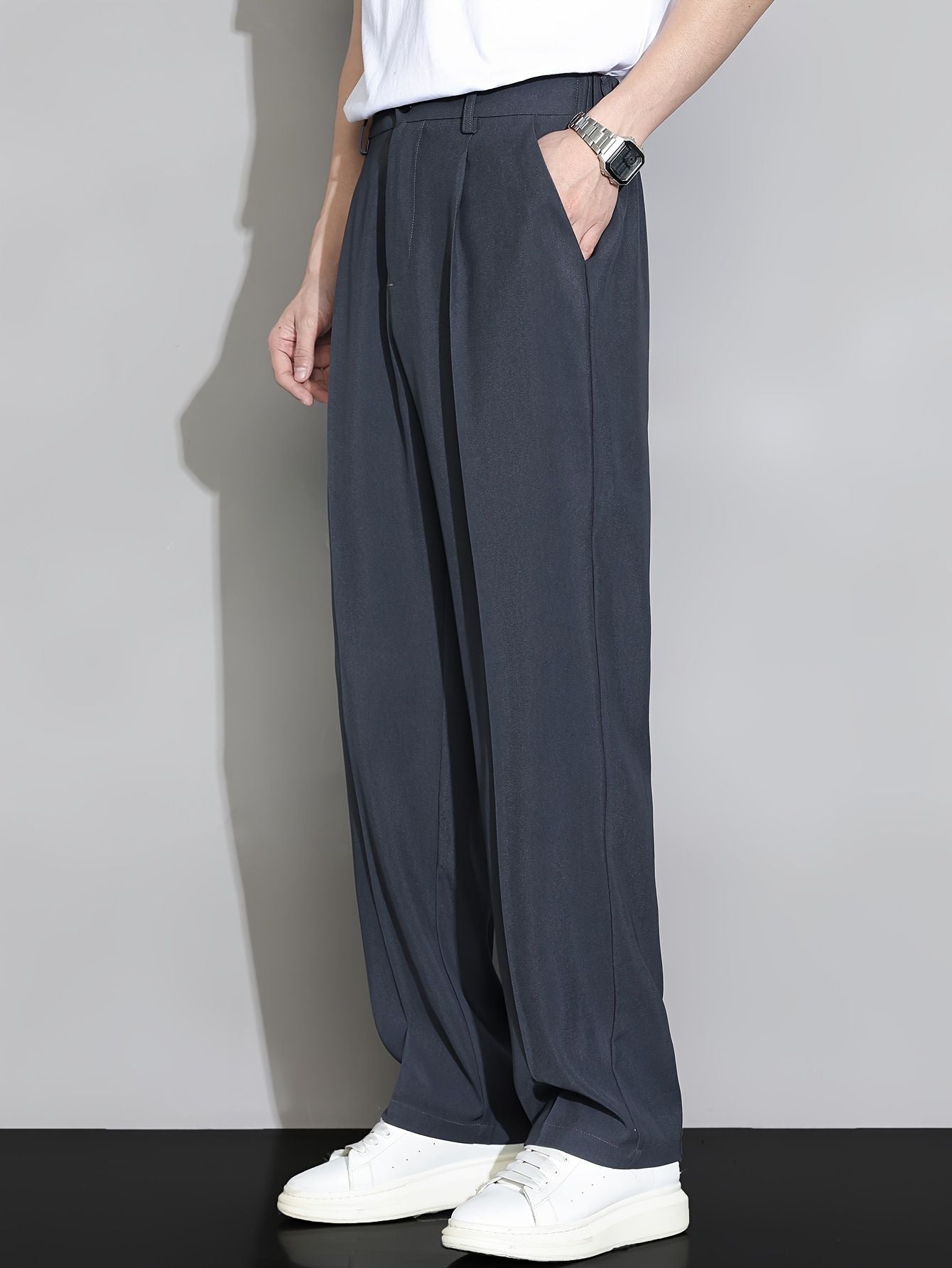 Men's Slim Fit Summer Trousers Fashion Grand