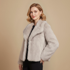 Soft faux fur coat for women Fashion Grand