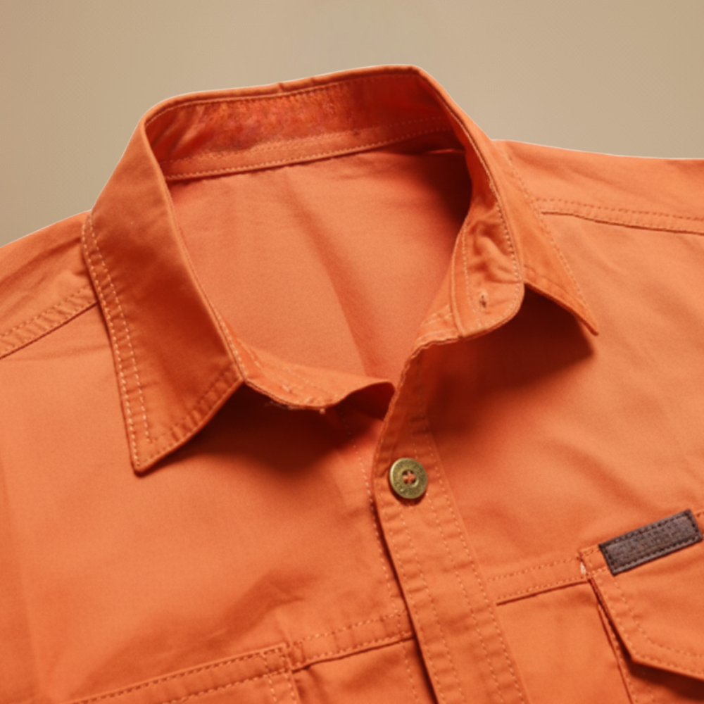 Tactical Cargo Loose Long Sleeve Shirt Fashion Grand