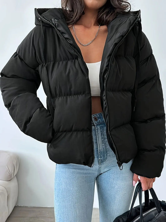 Women's Zip-Up Hooded Jacket Fashion Grand