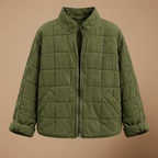 Women's casual zip-up puffer jacket Fashion Grand