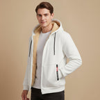 Casual Thick Fleece Lined Hoodie Jacket Fashion Grand