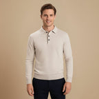 Men Polo Sweater Warm Pullover Fashion Grand