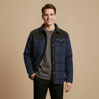 Plaid Flannel Hooded Winter Jacket for Men Fashion Grand