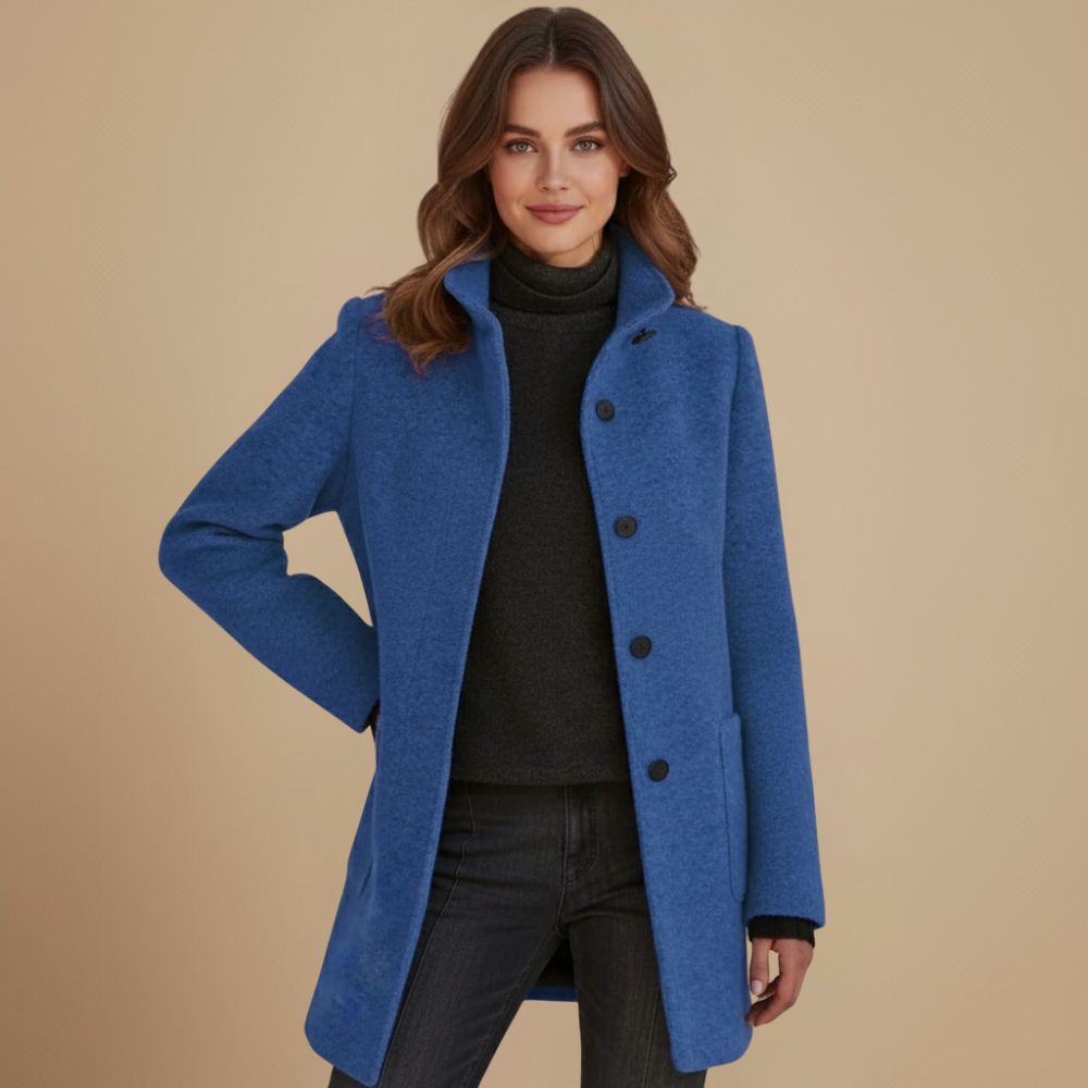 Elegant Long Cardigan Lapel Winter Coat Fashion Grand