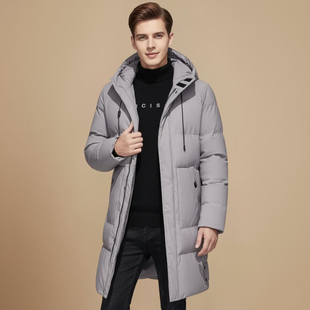 Men Hooded Thick Winter Parka Fashion Grand
