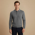 Men Polo Sweater Warm Pullover Fashion Grand