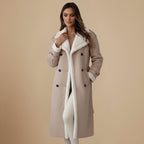 Simple Winter Faux Leather Double Collar Coat Fashion Grand