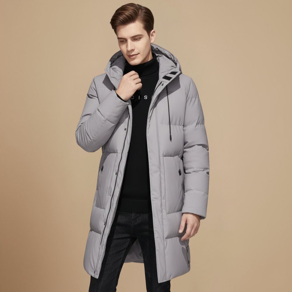 Men Hooded Thick Winter Parka Fashion Grand