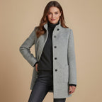 Retro Wool-Look with Stand Collar Jacket Fashion Grand