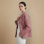 Floral quilted jacket – Casual chic outerwear Fashion Grand