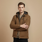 Warm autumn hooded jacket for men Fashion Grand