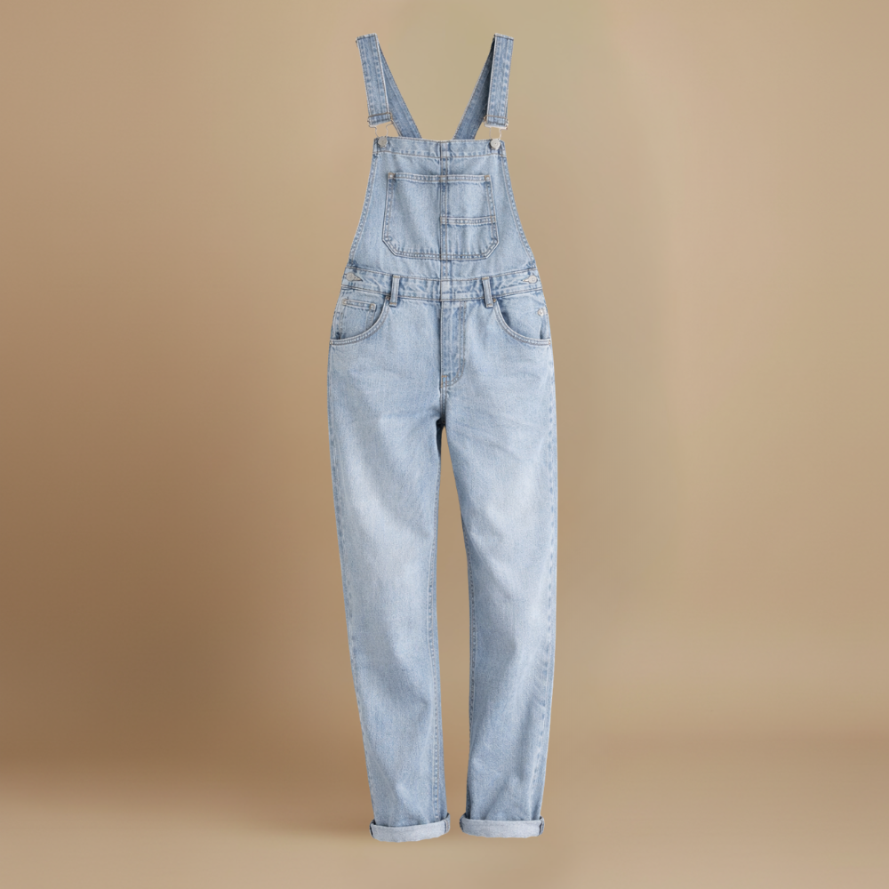 Women’s denim overalls with suspenders and adjustable straps Fashion Grand