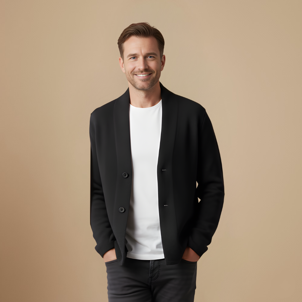 Minimalist Shawl Collar Casual Blazer Cardigan Fashion Grand