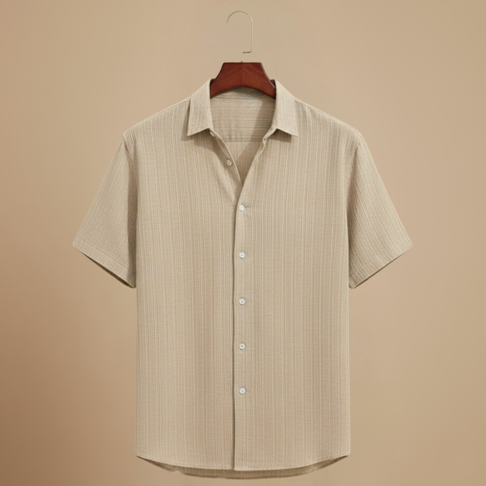 Casual Short Sleeve Button Up Summer Shirt Fashion Grand