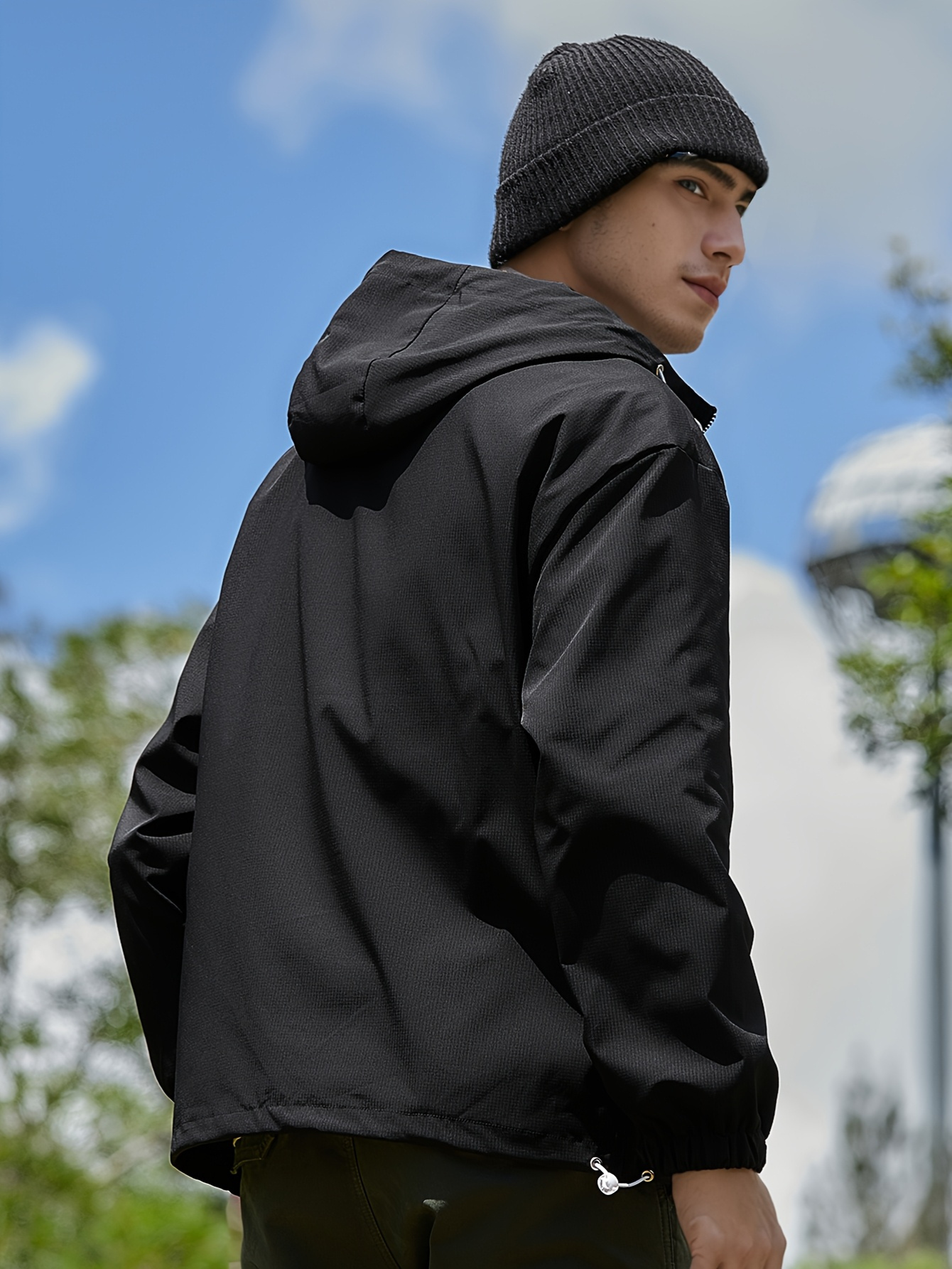 Men's Outdoor Hooded Pullover Jacket Fashion Grand