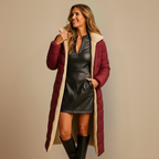 Sleek Long Hooded Winter Coat for Women Fashion Grand