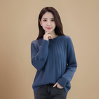 Loose Fit Round Neck Pullover Sweater for Women Fashion Grand
