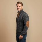 Vintage 3D Print Quarter Zip Sweatshirt Fashion Grand