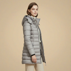 Slim Fit Hooded Long Winter Padded Coat Fashion Grand