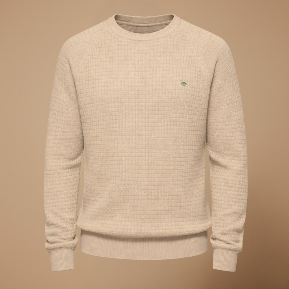 Men's basic round neck knitted jumper Fashion Grand
