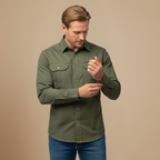 Tactical Cargo Loose Long Sleeve Shirt Fashion Grand