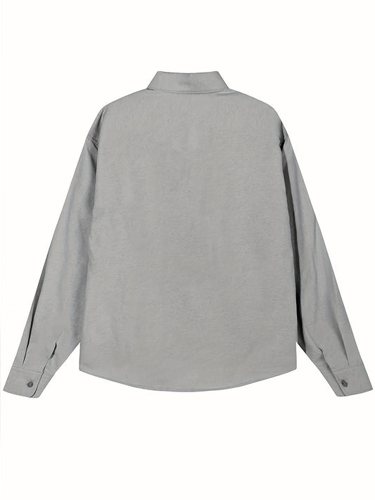 Men's Embroidered Long Sleeve Blouse Fashion Grand