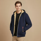 Casual Thick Fleece Lined Hoodie Jacket Fashion Grand