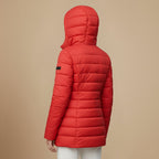 Warm Hooded Mid-Length Padded Winter Coat Fashion Grand