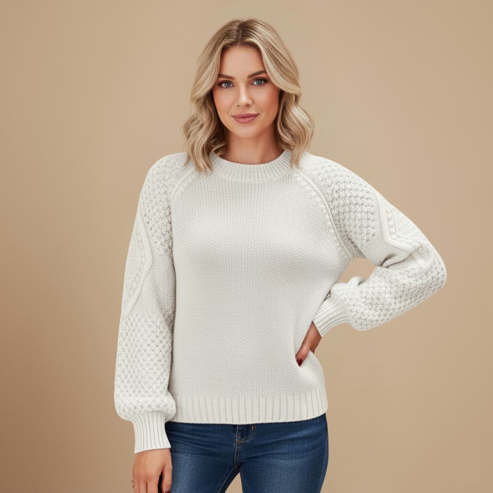 Chunky Cable Knit Warm Sweater for Women Fashion Grand