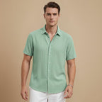 Casual Short Sleeve Button Up Summer Shirt Fashion Grand