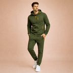 Men’s zip hooded tracksuit jogger set Fashion Grand