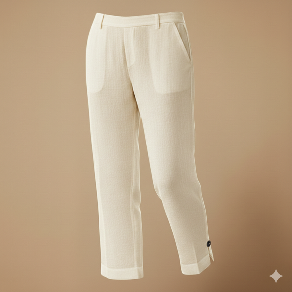 Women’s straight pants with pockets Fashion Grand