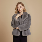 Soft faux fur coat for women Fashion Grand