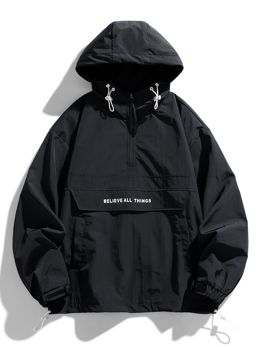 Men's Outdoor Hooded Pullover Jacket Fashion Grand