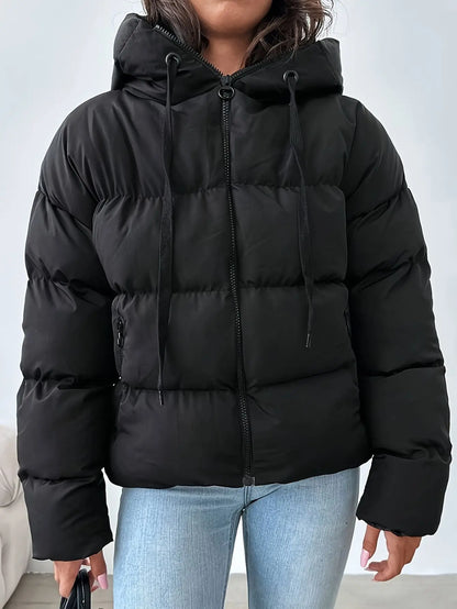 Women's Zip-Up Hooded Jacket Fashion Grand