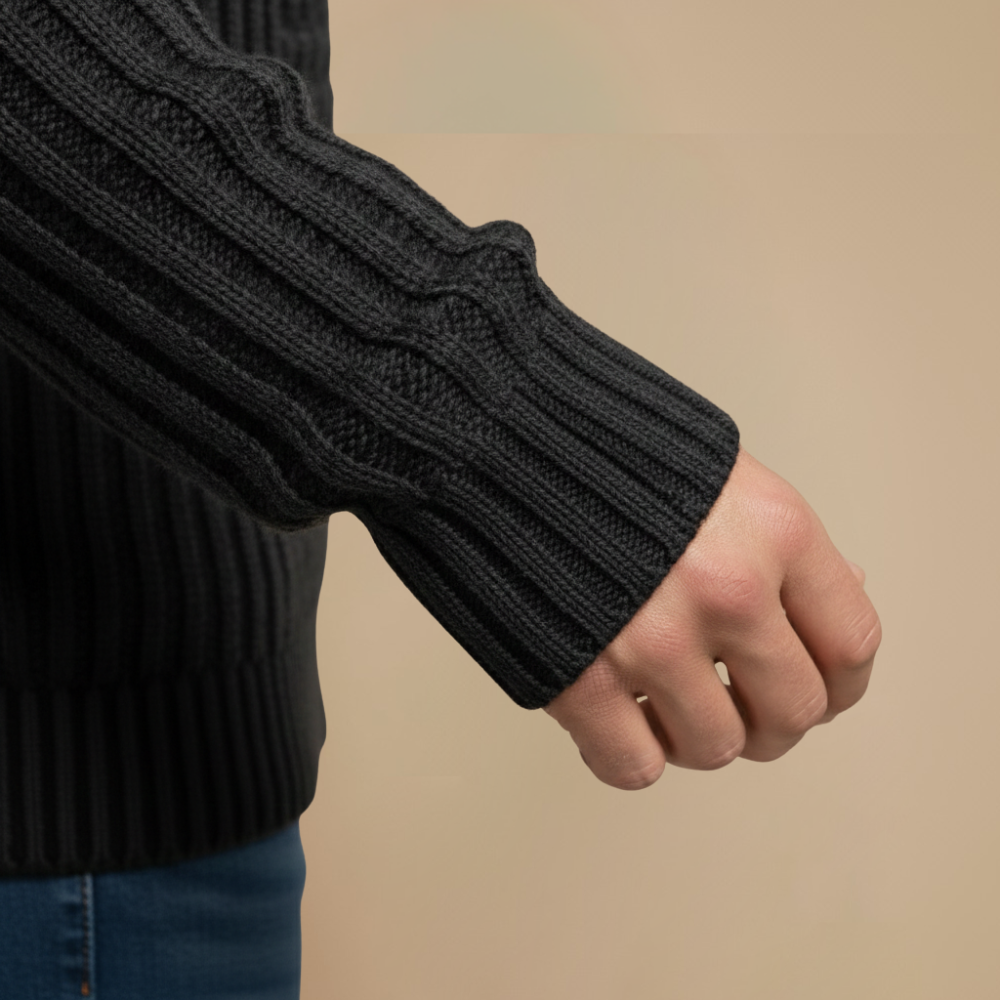 Men's 3D printed stand collar jumper Fashion Grand