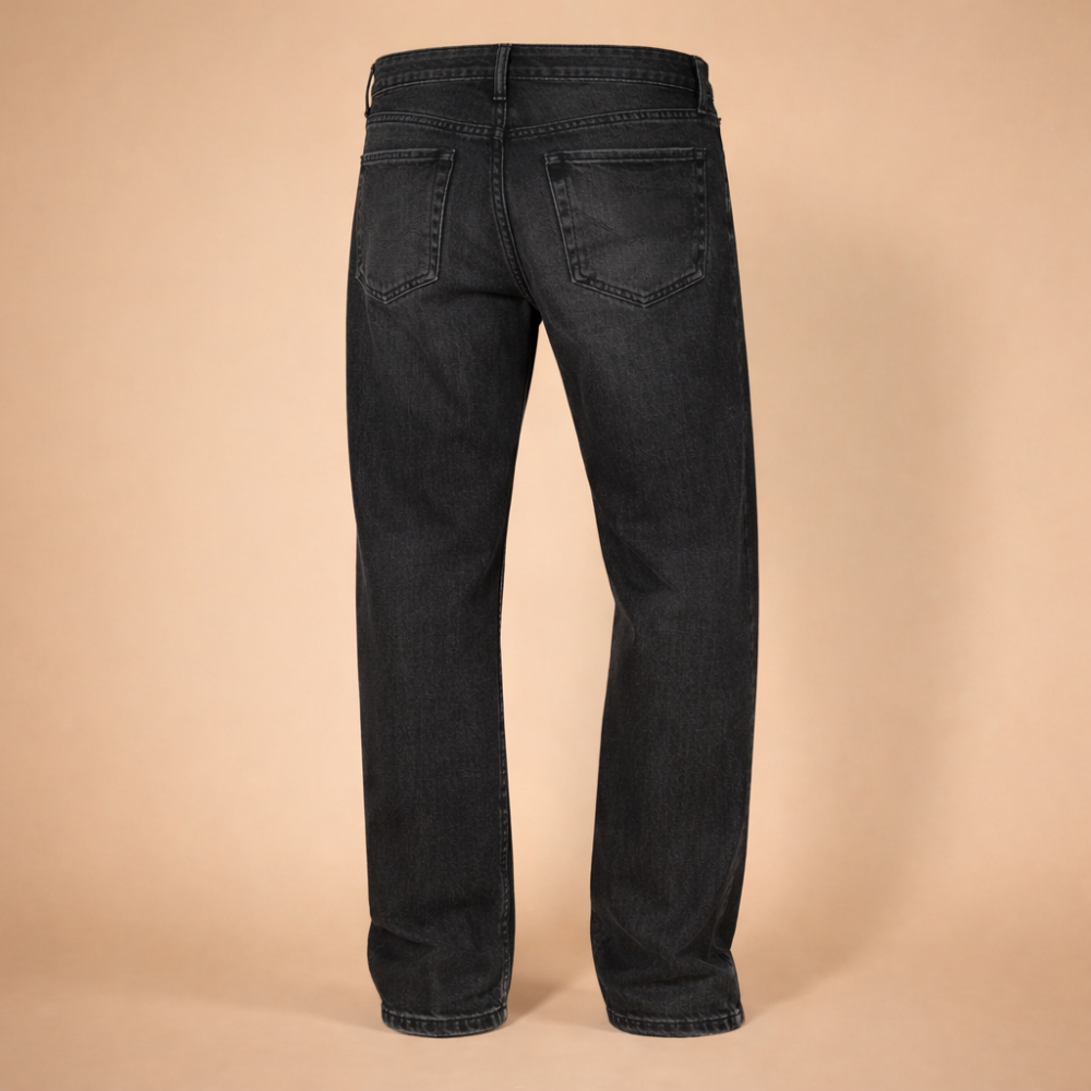 Men's classic straight leg denim jeans Fashion Grand