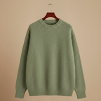 Men's ribbed crewneck pullover jumper Fashion Grand