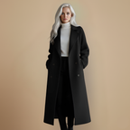 Wool blend long coat for women Fashion Grand
