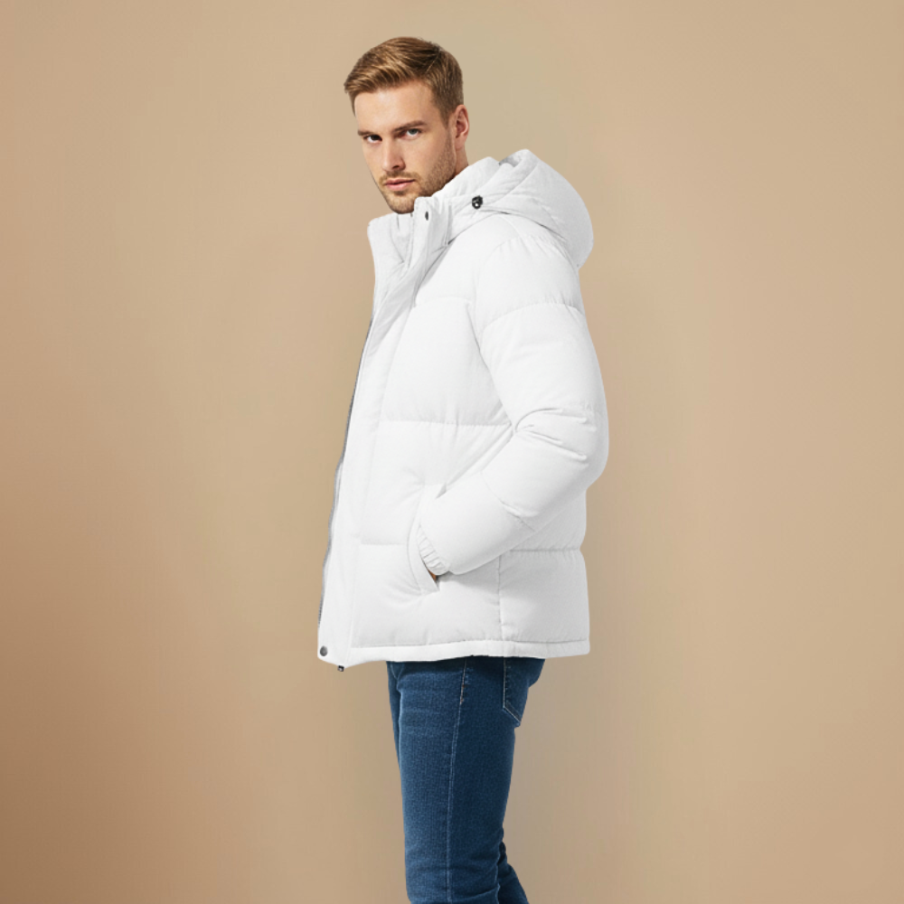 Men's Oversized Hooded Fleece Winter Parka Fashion Grand