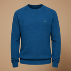 Men's basic round neck knitted jumper Fashion Grand