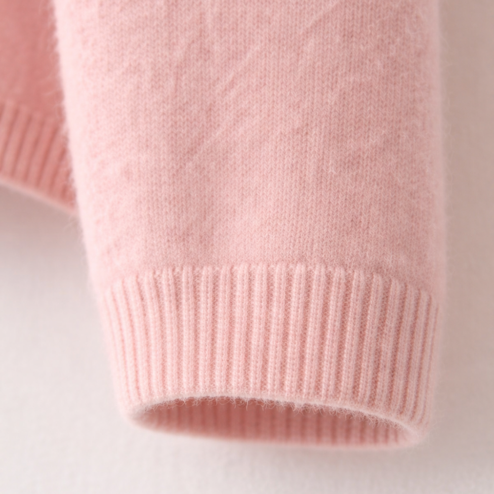 Women’s asymmetric buttoned design knitted jumper Fashion Grand