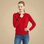 Slim Fit Long Sleeve Pullover Knitwear Top Fashion Grand