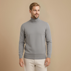 High Neck Pullover Winter Sweater Layering Essential Fashion Grand